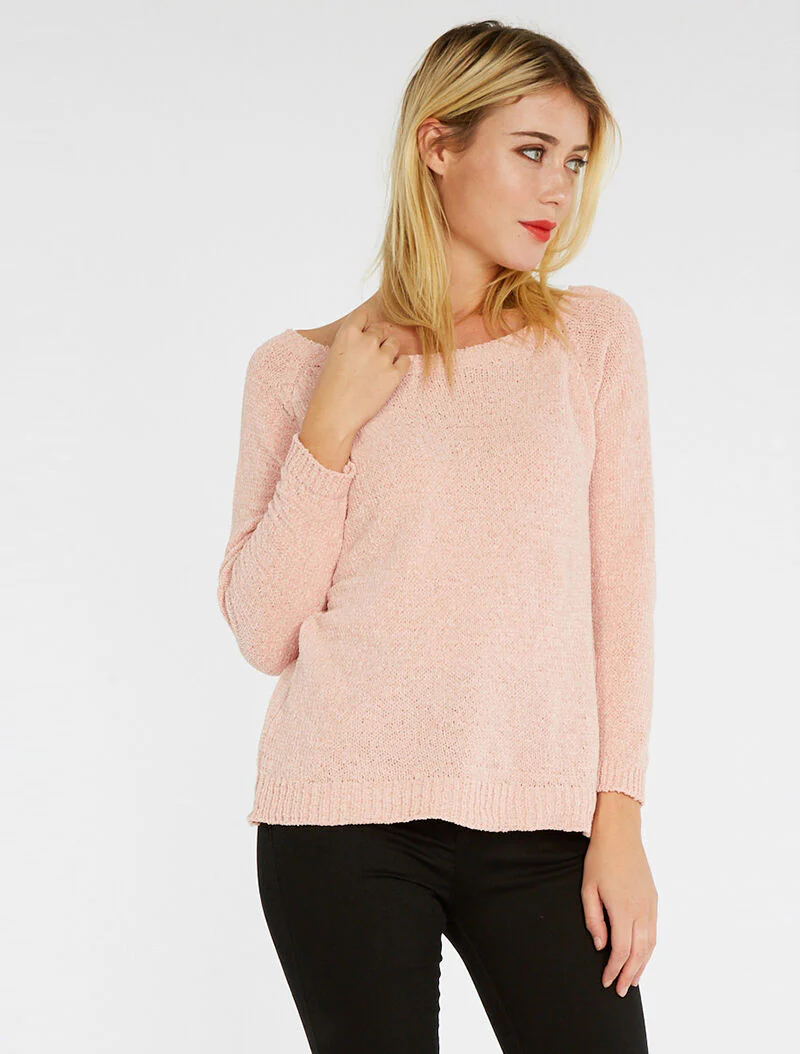 Pull pilou basic - rose