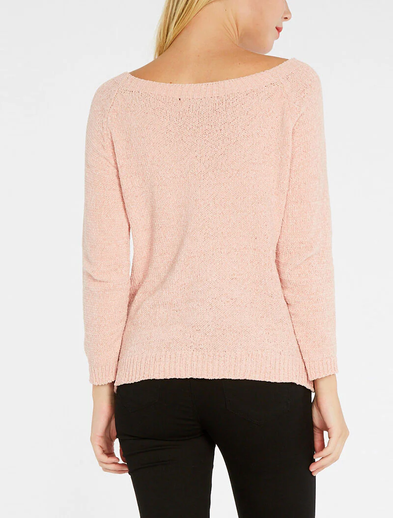 Pull pilou basic - rose - Image 4