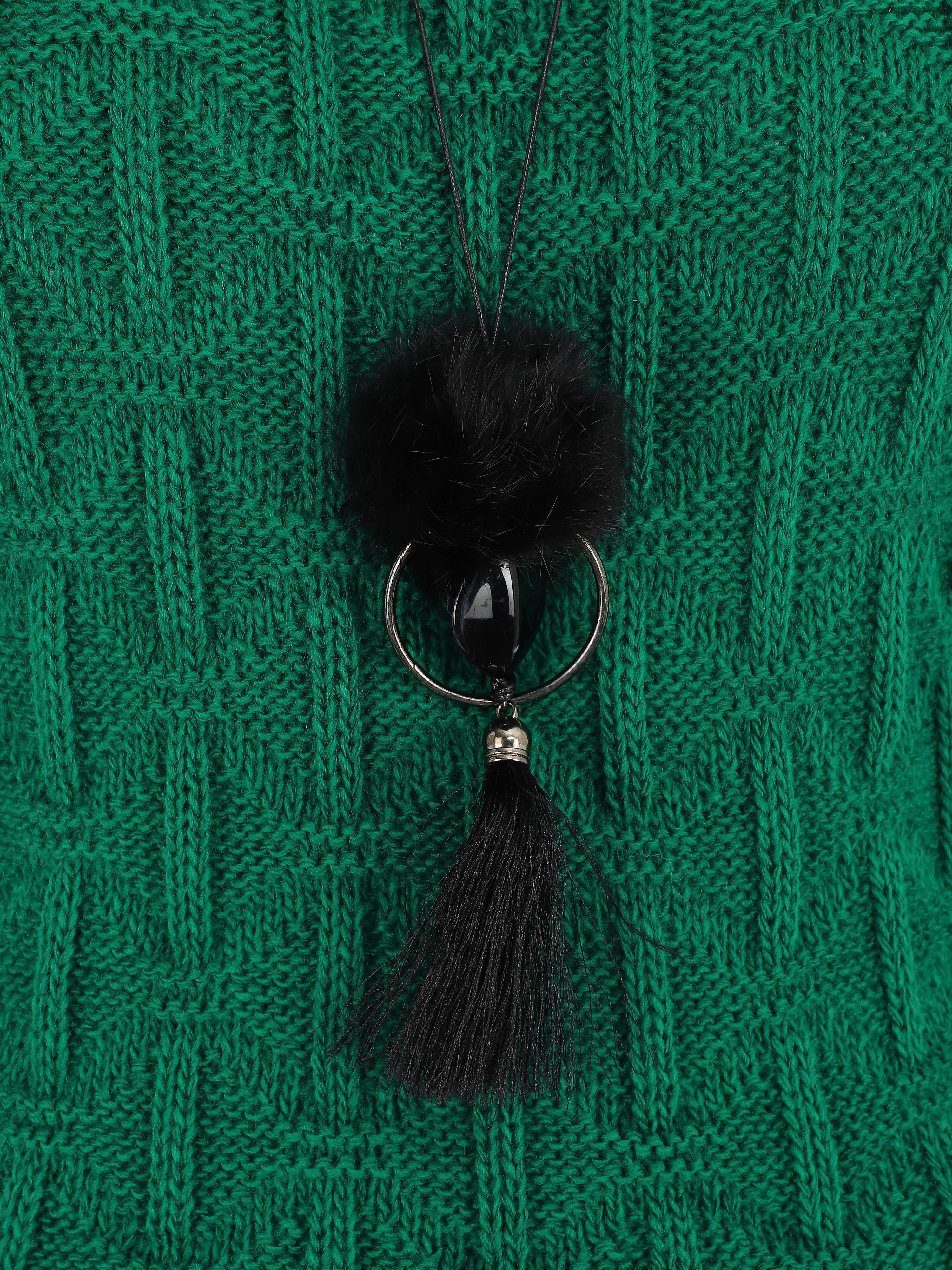 Pull uni sans manches - Vert - Image 3