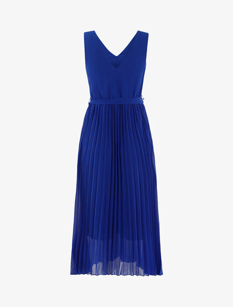 Robe à bas gaufré - bleu électrique - Image 2