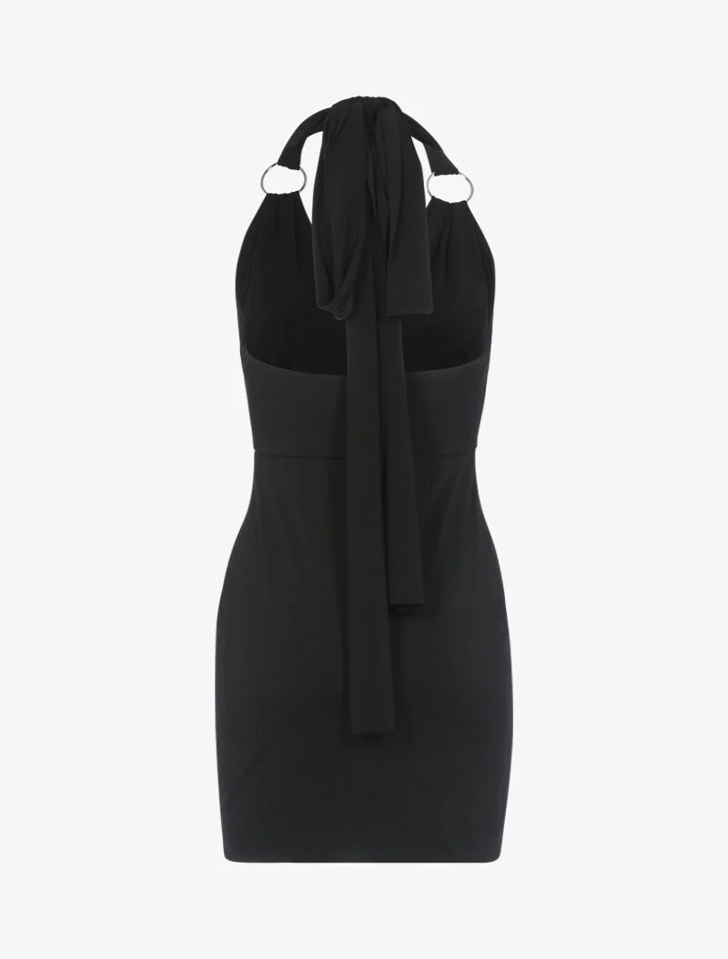 Robe à bretelles extra longues - noir - Image 2