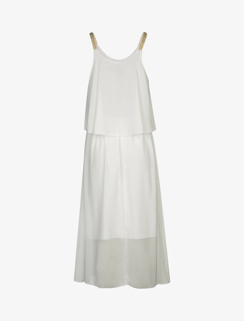Robe à bretelles imprimées - blanc - Image 2