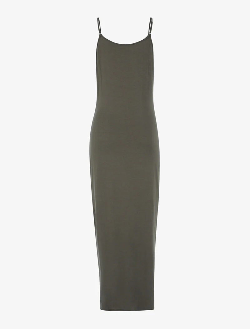 Robe à effet portefeuille - kaki - Image 2