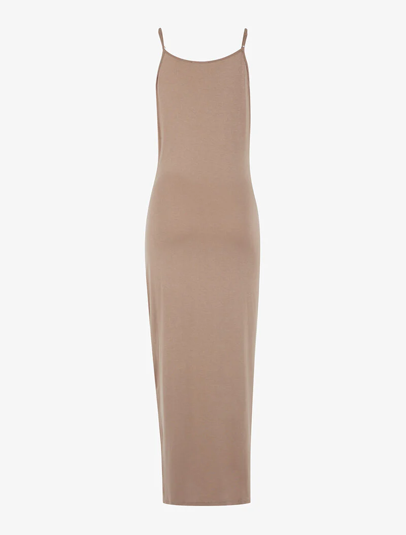 Robe à effet portefeuille - taupe - Image 2