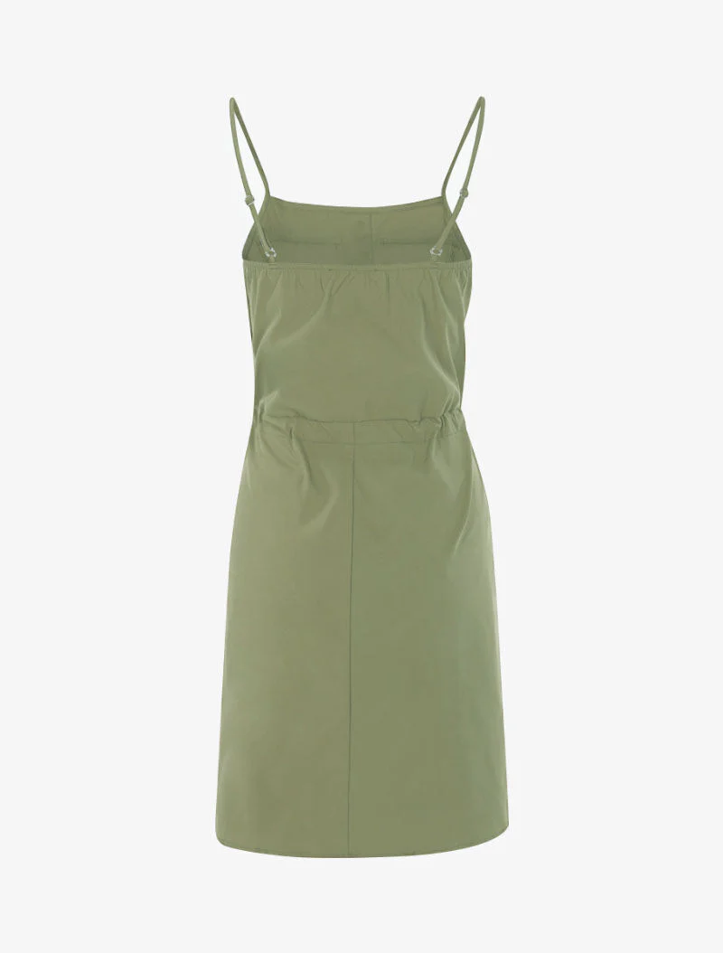 Robe à poitrine ornée de poches - kaki - Image 2