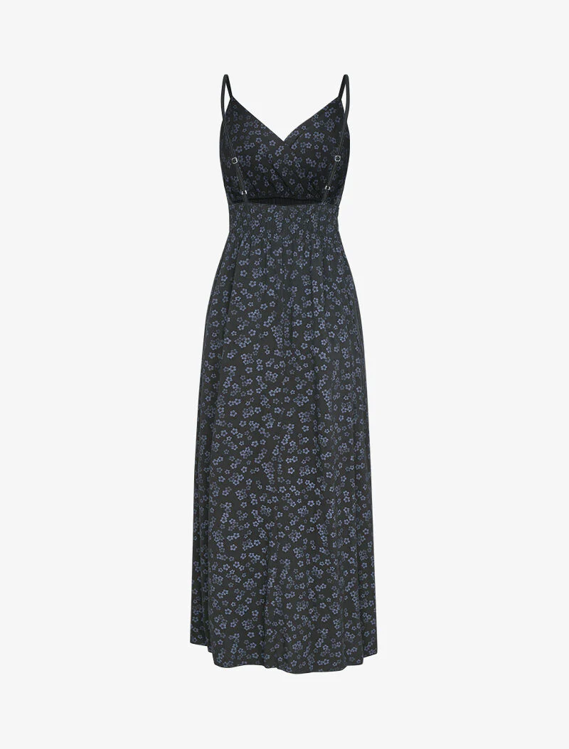 Robe à taille empire et imprimés - noir - Image 2