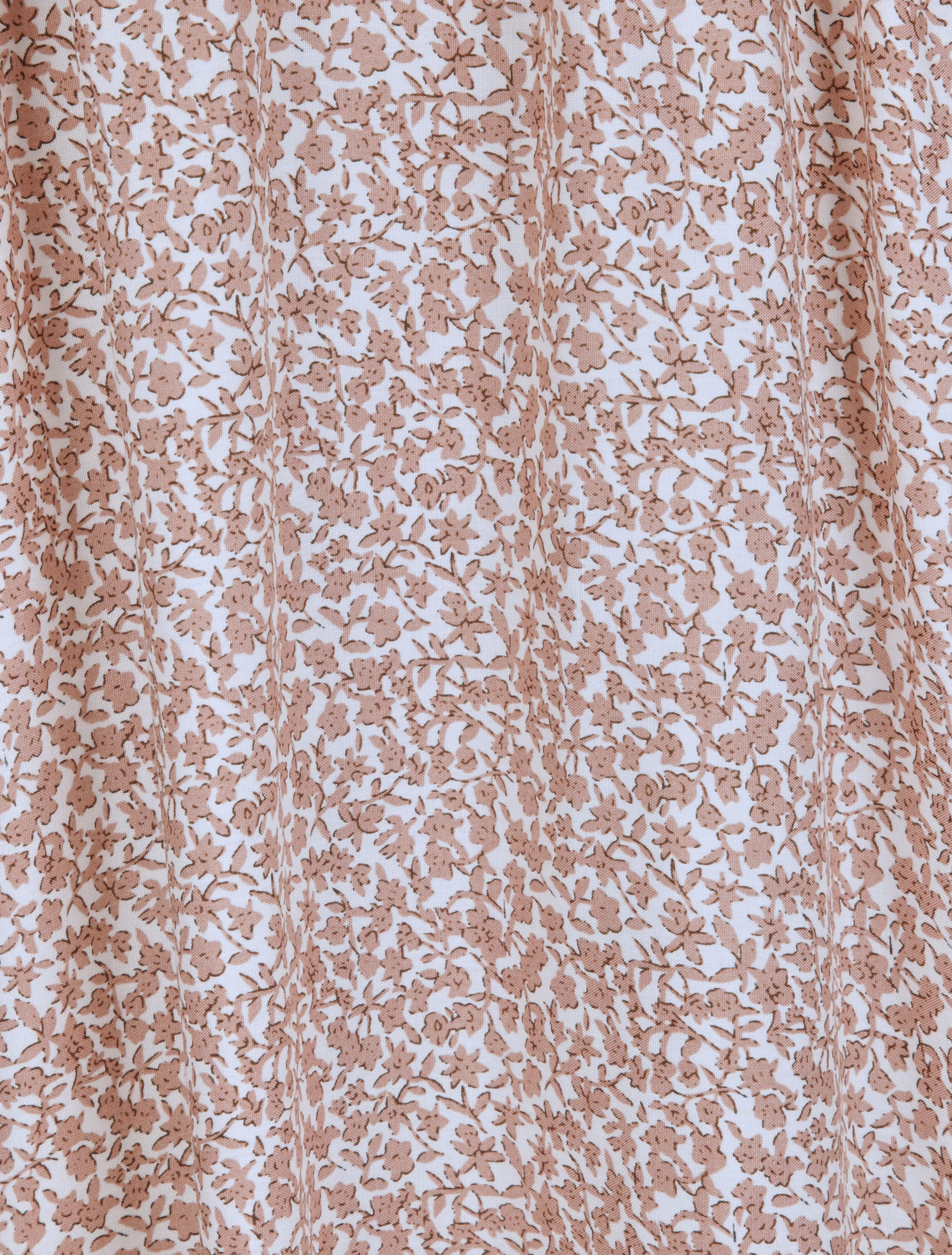 Robe longue à imprimé pivoines - Blanc - Image 4