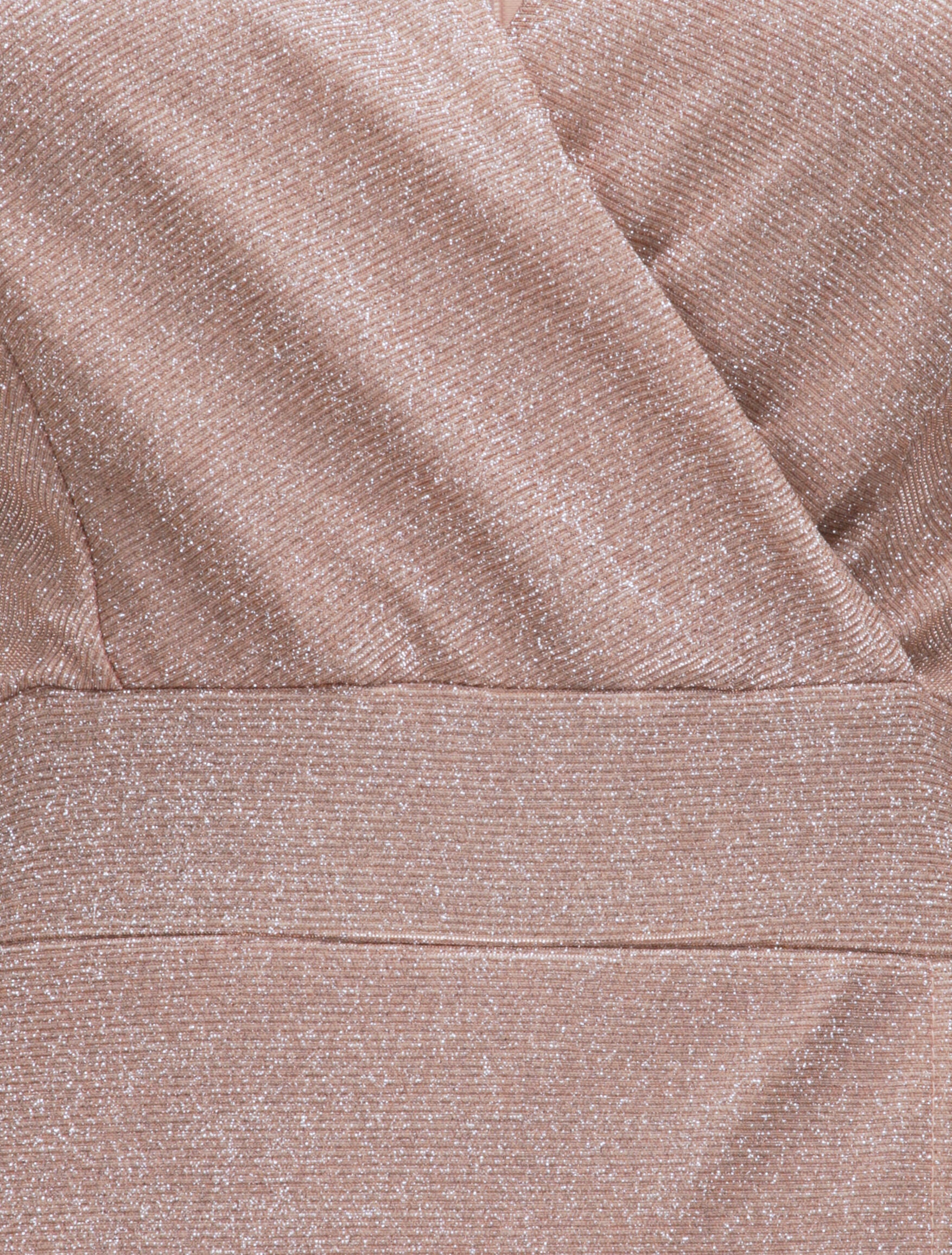 Robe longue empire à paillettes - Rose poudré - Image 3