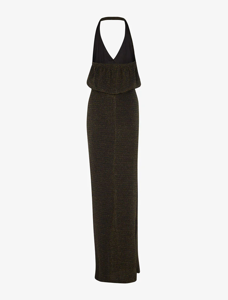 Robe longue pailletée - or - Image 3