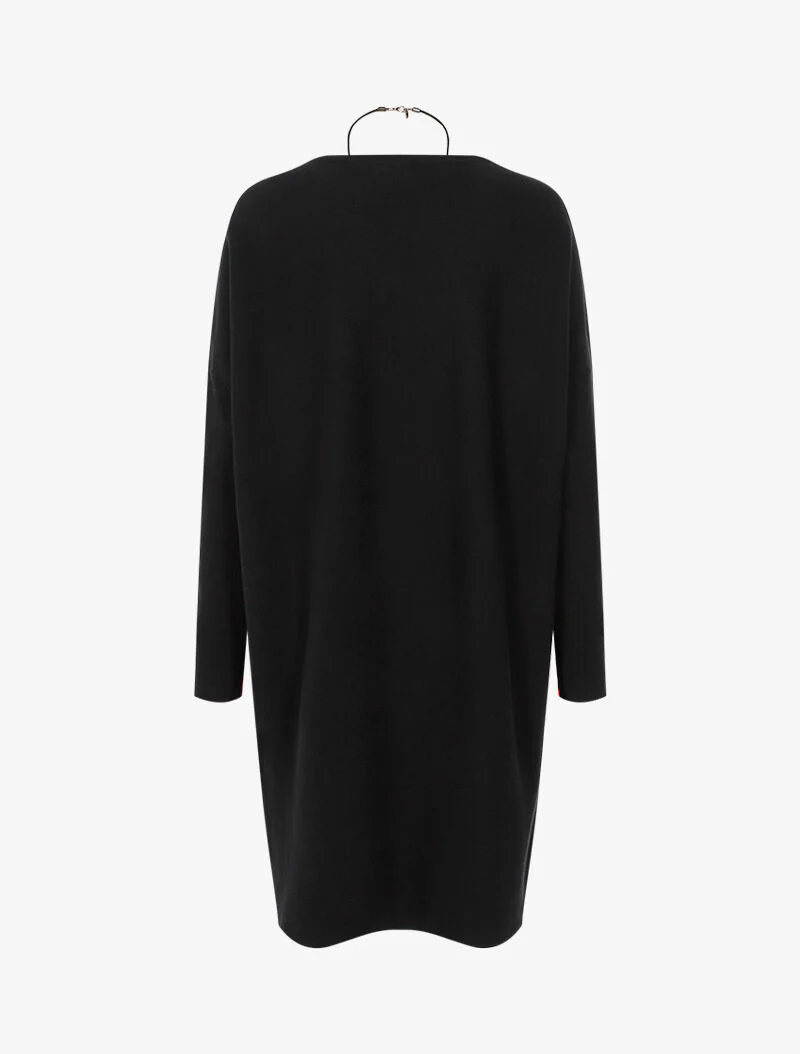 Robe loose avec sautoir - noir - Image 2
