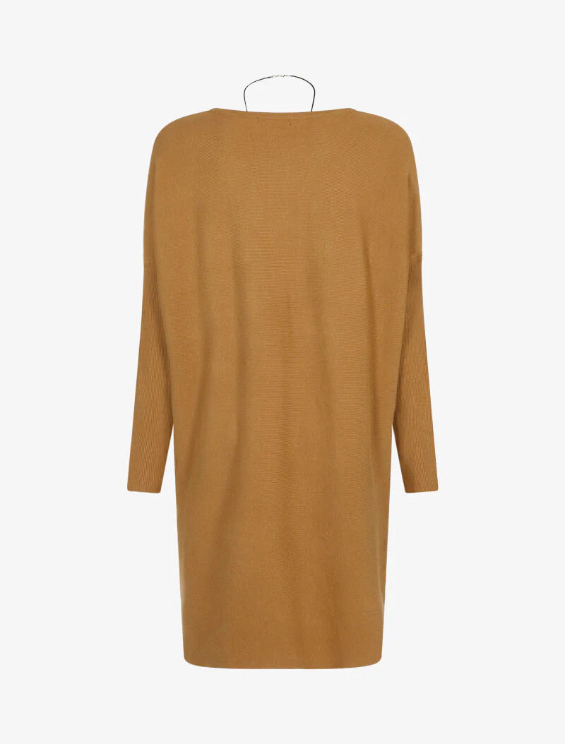 Robe loose avec sautoir - camel - Image 2