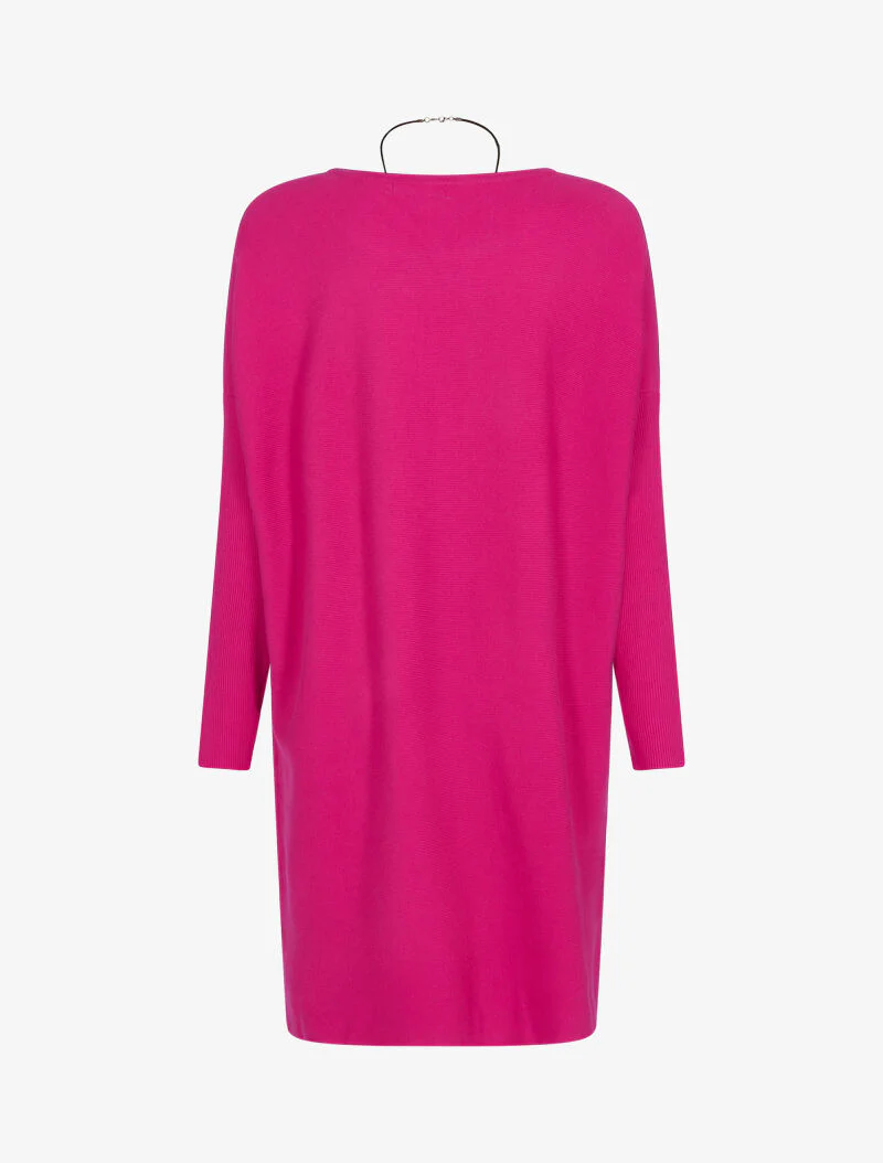 Robe loose avec sautoir - fushia - Image 2