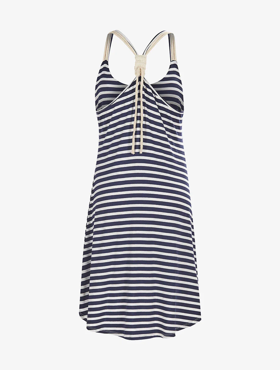 Robe marinière trapèze - marine - Image 2