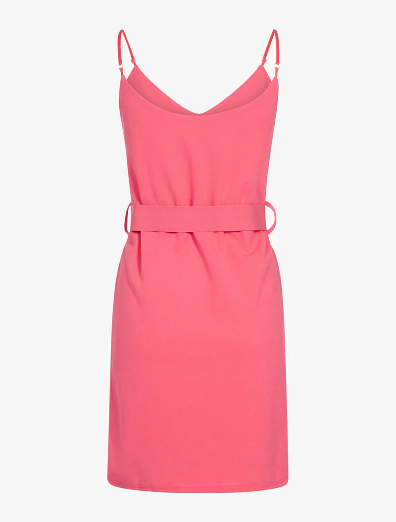 Robe nuisette à taille ceinturée - rose - Image 2