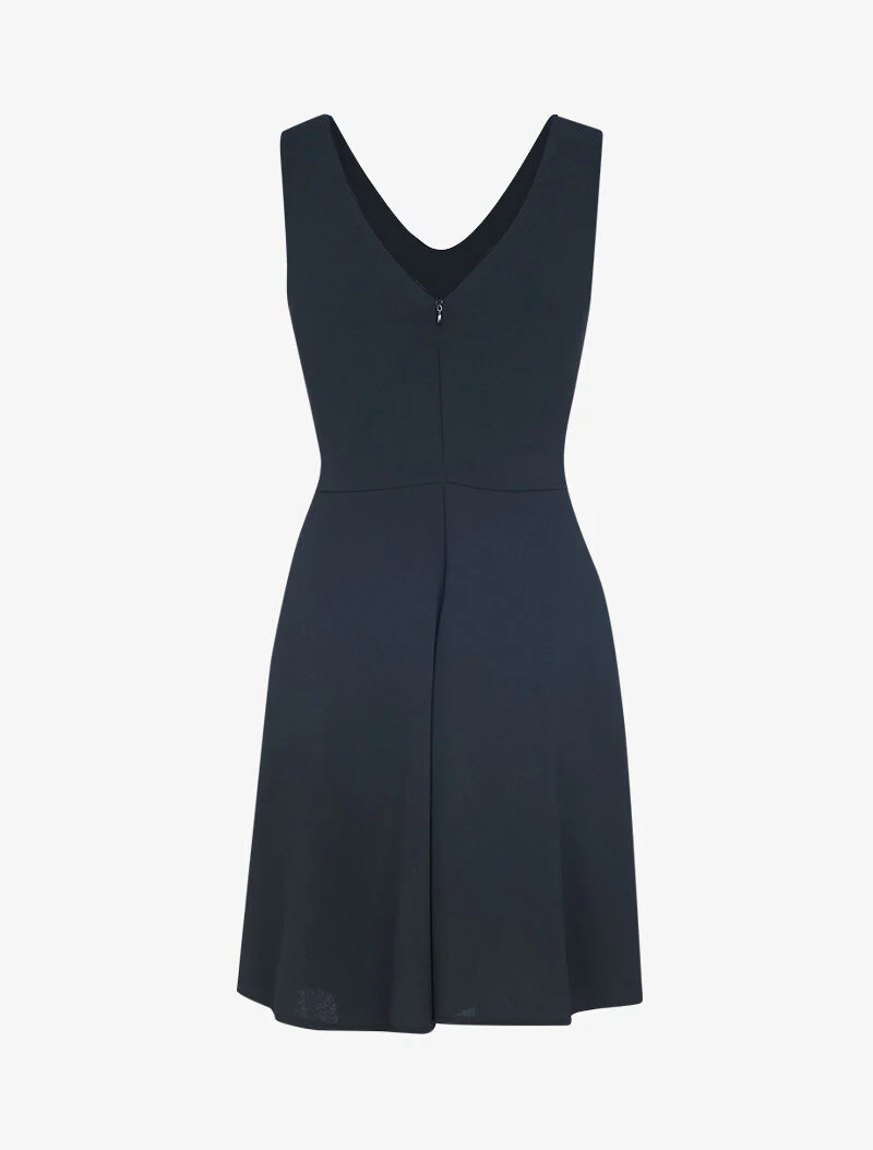 Robe patineuse à détail chaîne - noir - Image 2