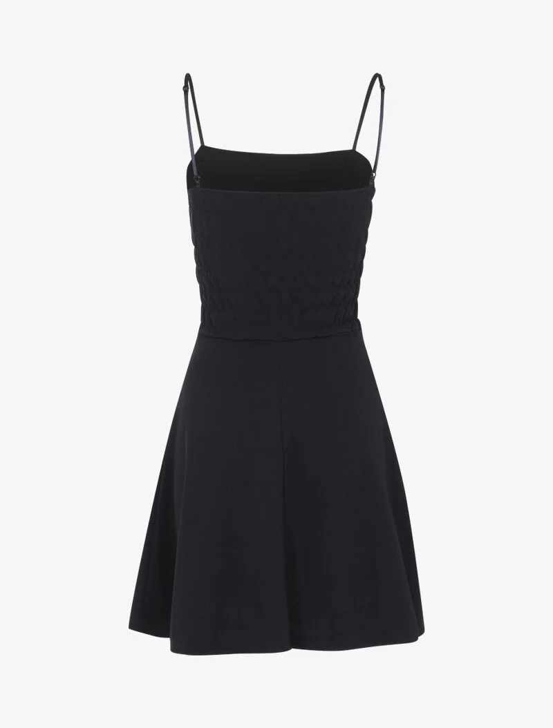 Robe patineuse à détails style marinière - noir - Image 2