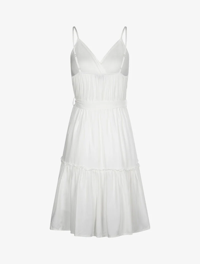 Robe patineuse à fines bretelles - ecru - Image 2