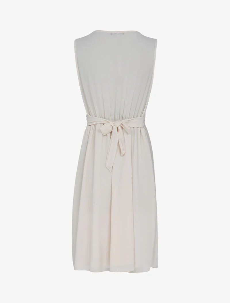Robe patineuse en voile - beige - Image 2