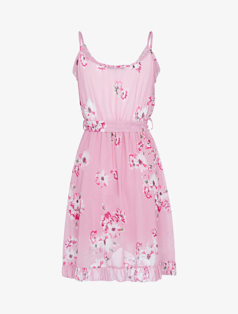 Robe portefeuille à imprimé floral - rose - Image 2