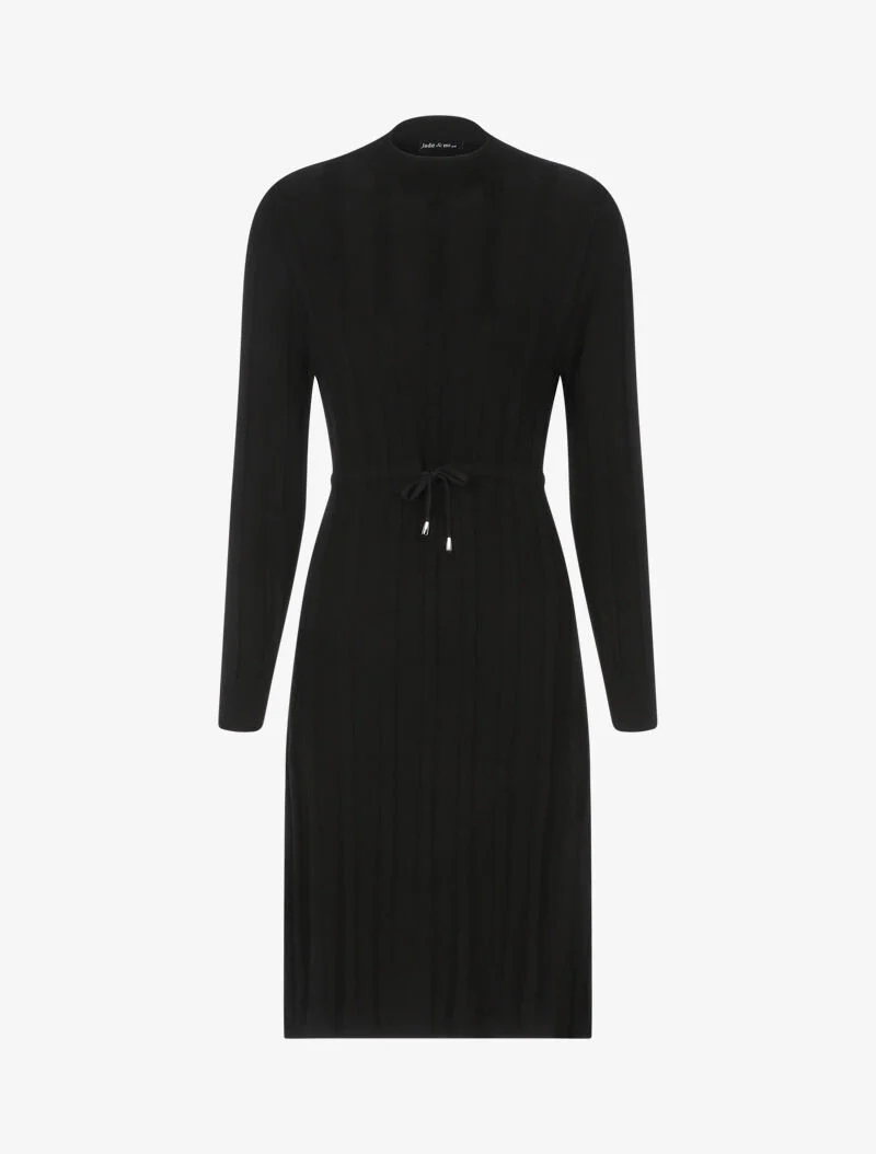 Robe pull à cordon de serrage - noir