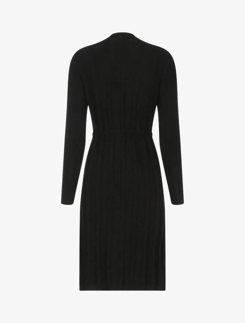 Robe pull à cordon de serrage - noir - Image 2