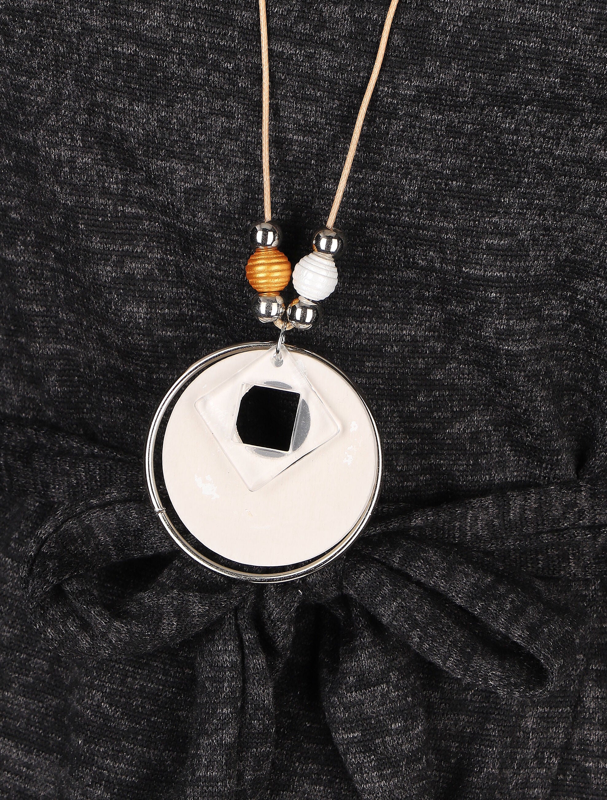 Robe pull style portefeuille - Noir - Image 3
