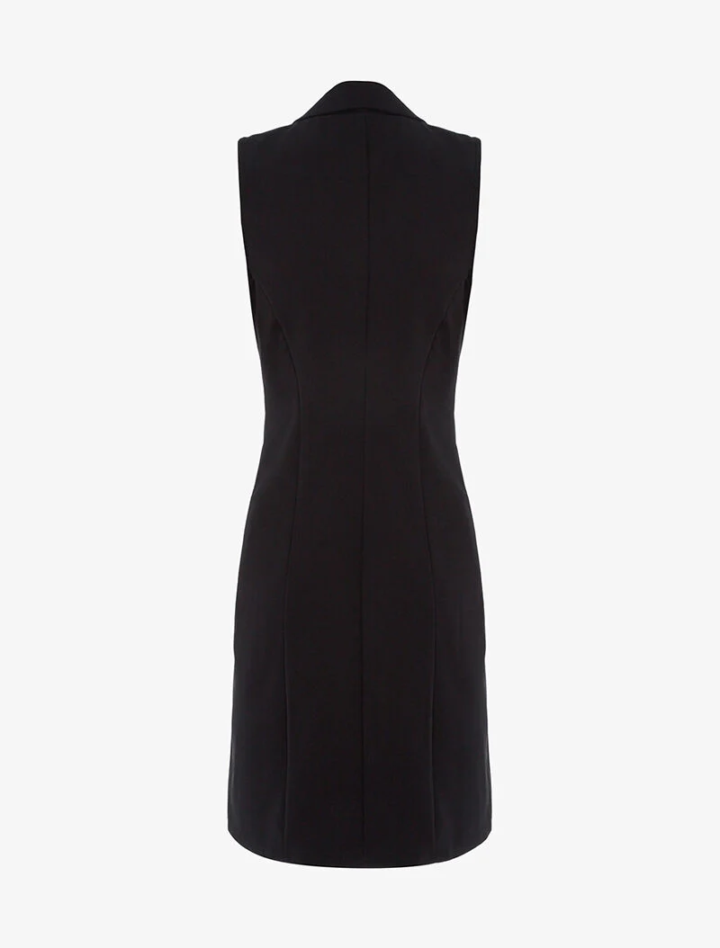 Robe tailleur boutonnée - noir - Image 2