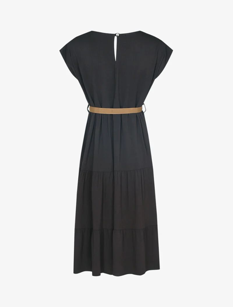 Robe trapèze basique - noir - Image 2