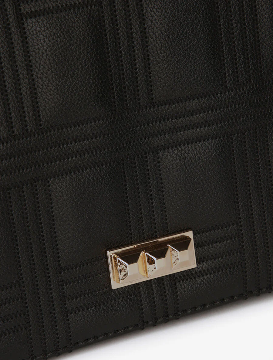 Sac à bandoulière Gabrielle - Noir - Image 4