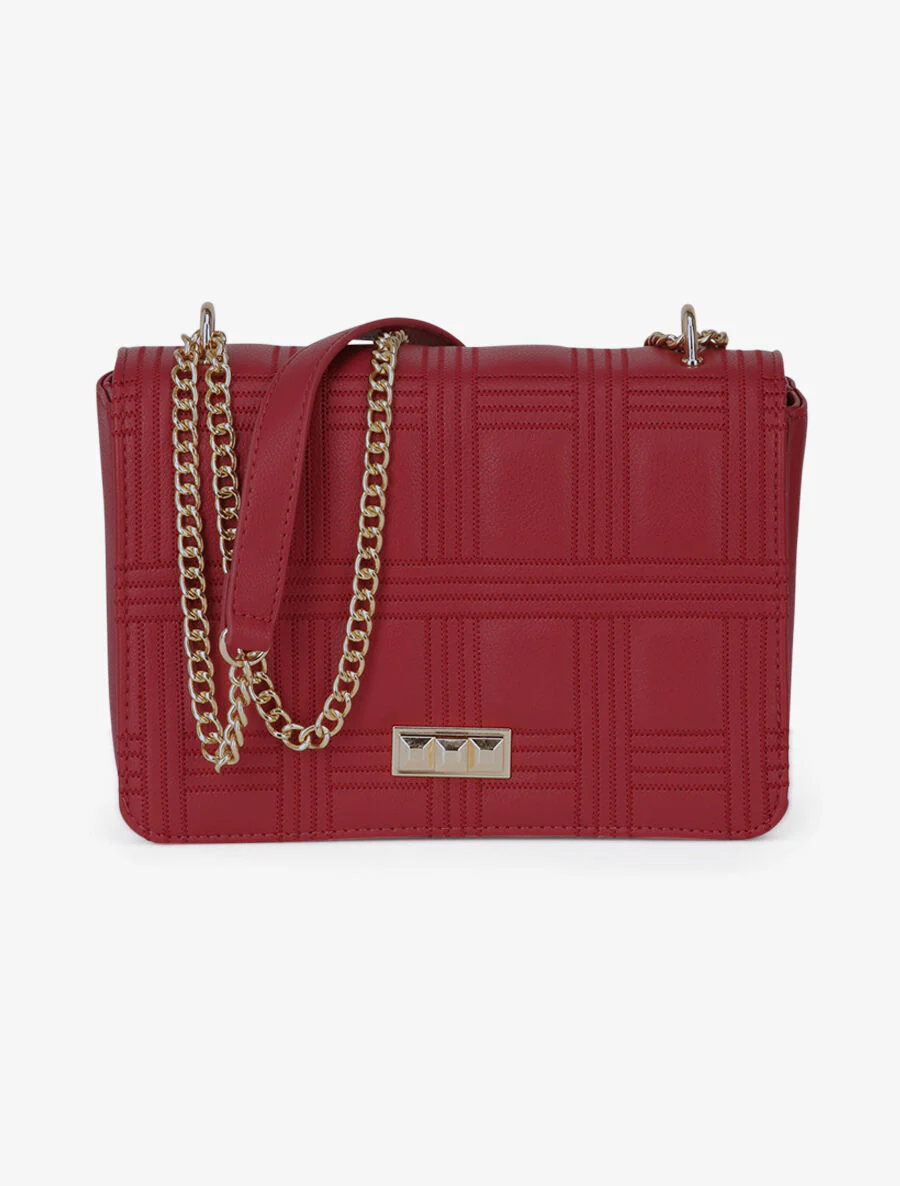 Sac à bandoulière Gabrielle - Rouge