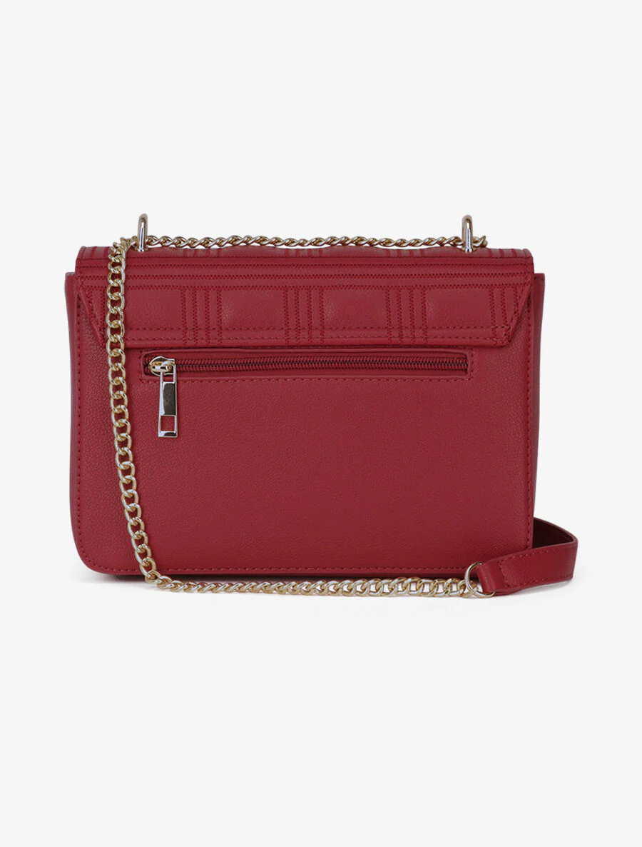 Sac à bandoulière Gabrielle - Rouge - Image 3