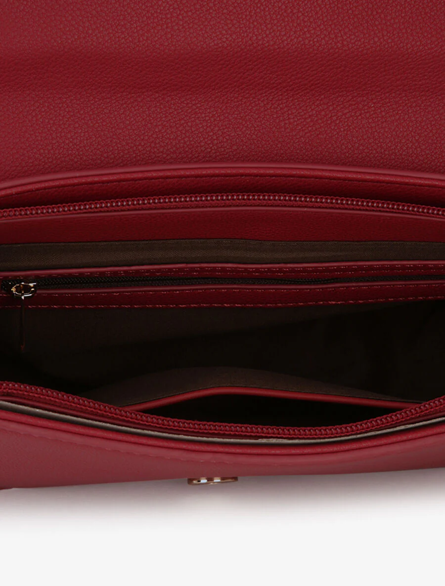 Sac à bandoulière Gabrielle - Rouge - Image 4