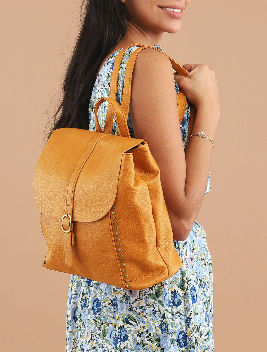 Sac à dos Danica - Jaune moutarde - Image 4