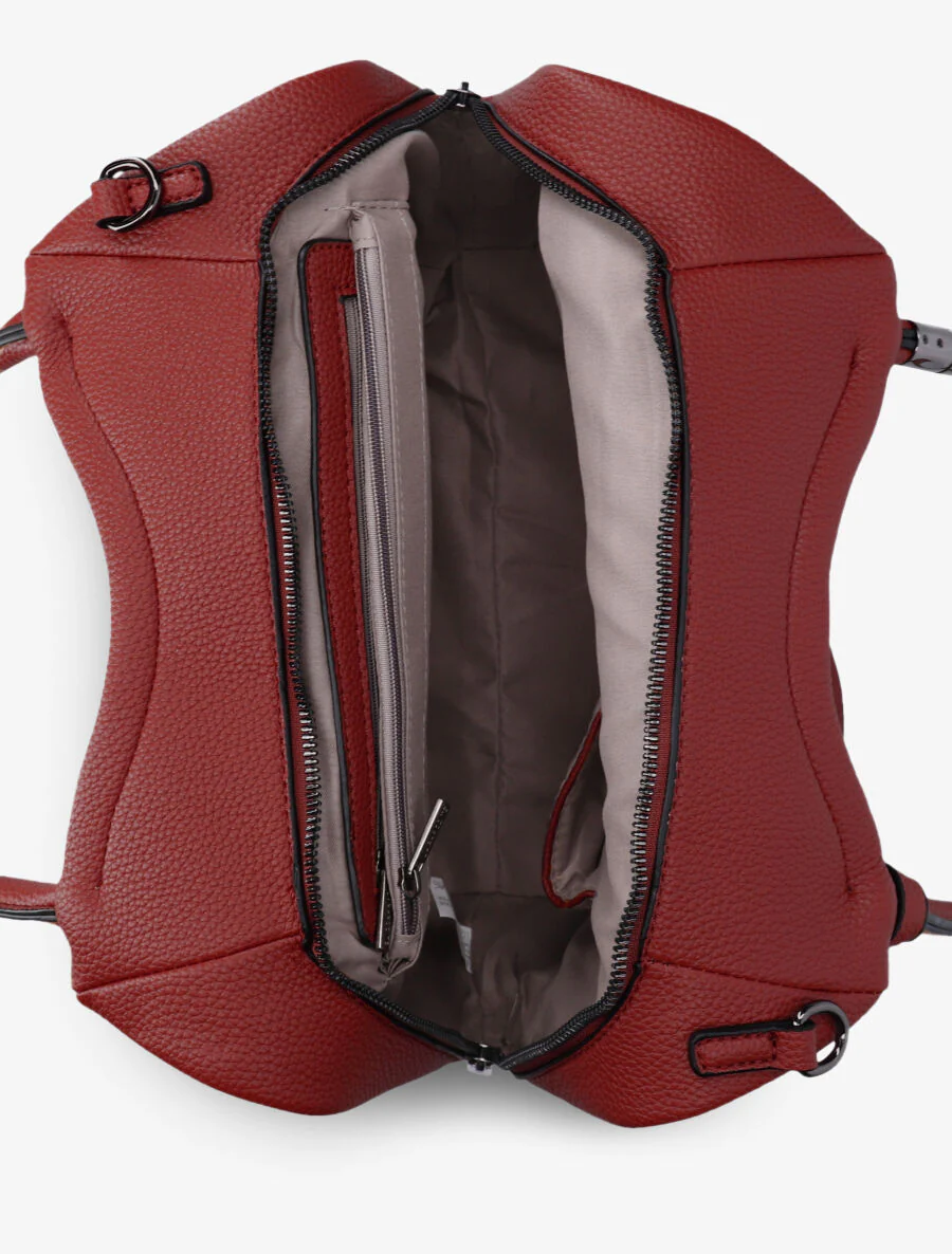Sac à main Alexandra - Rouge - Image 4