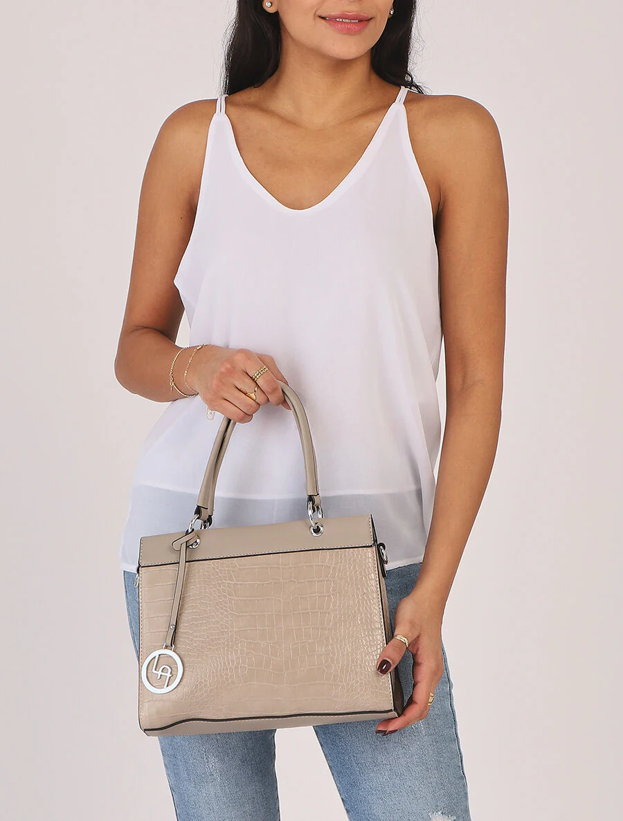 Sac à main Antonia - Taupe - Image 7