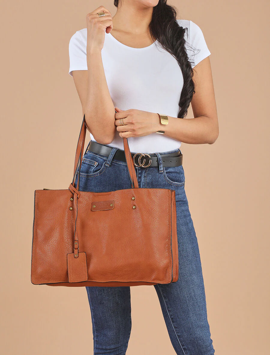 Sac à main Asiya - Camel - Image 5