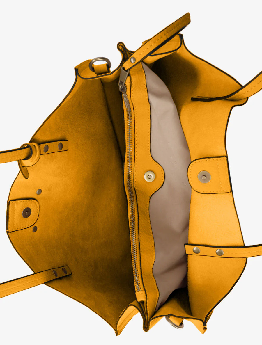 Sac à main Asiya - Jaune moutarde - Image 4