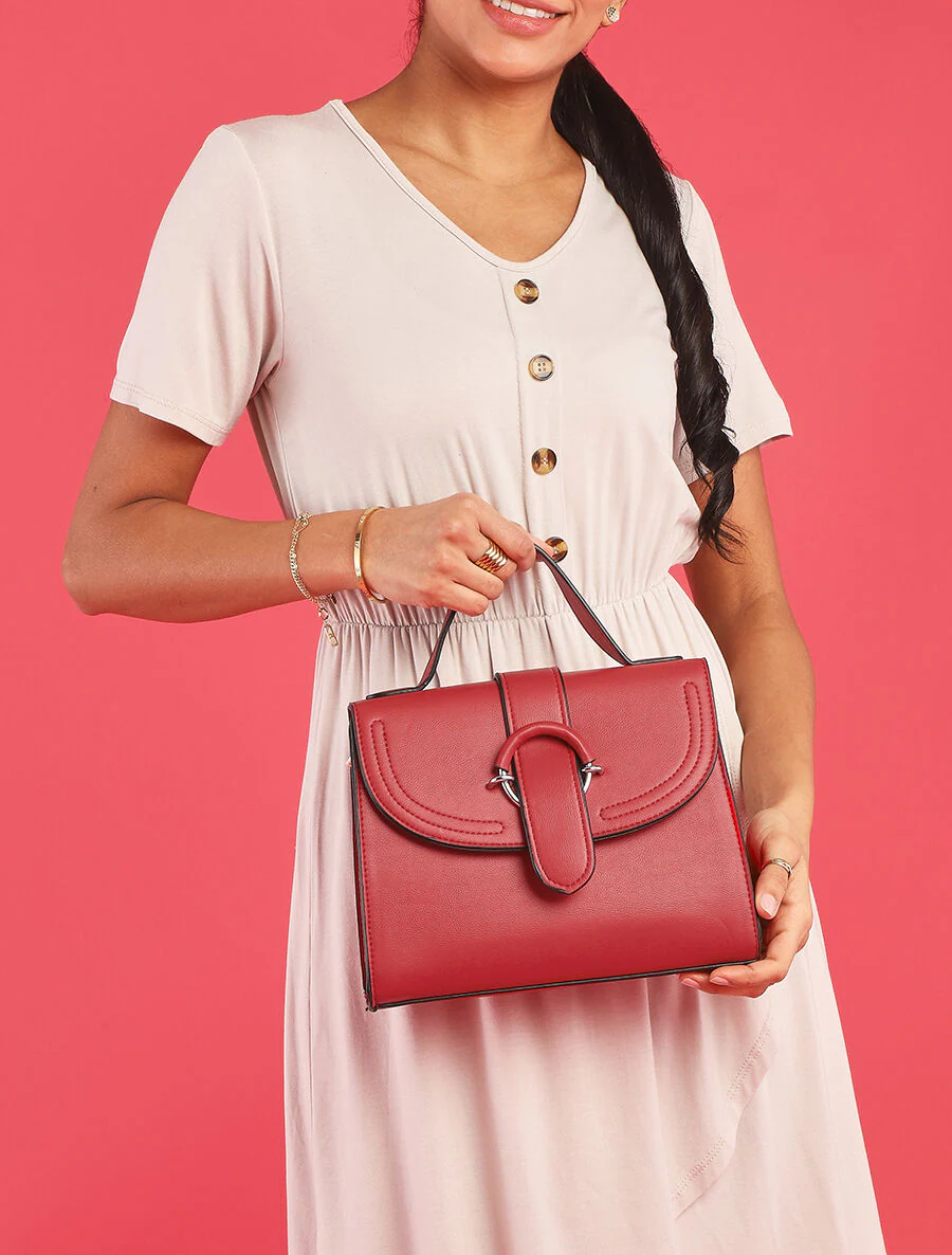 Sac à main Ava - Rouge - Image 7