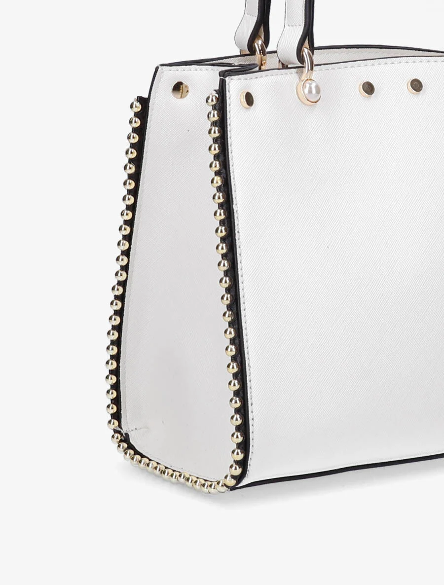 Sac à main Axelle - Blanc - Image 4