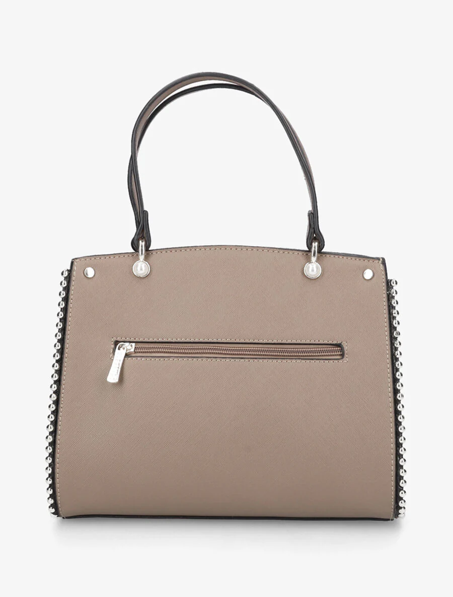 Sac à main Axelle - Taupe - Image 3