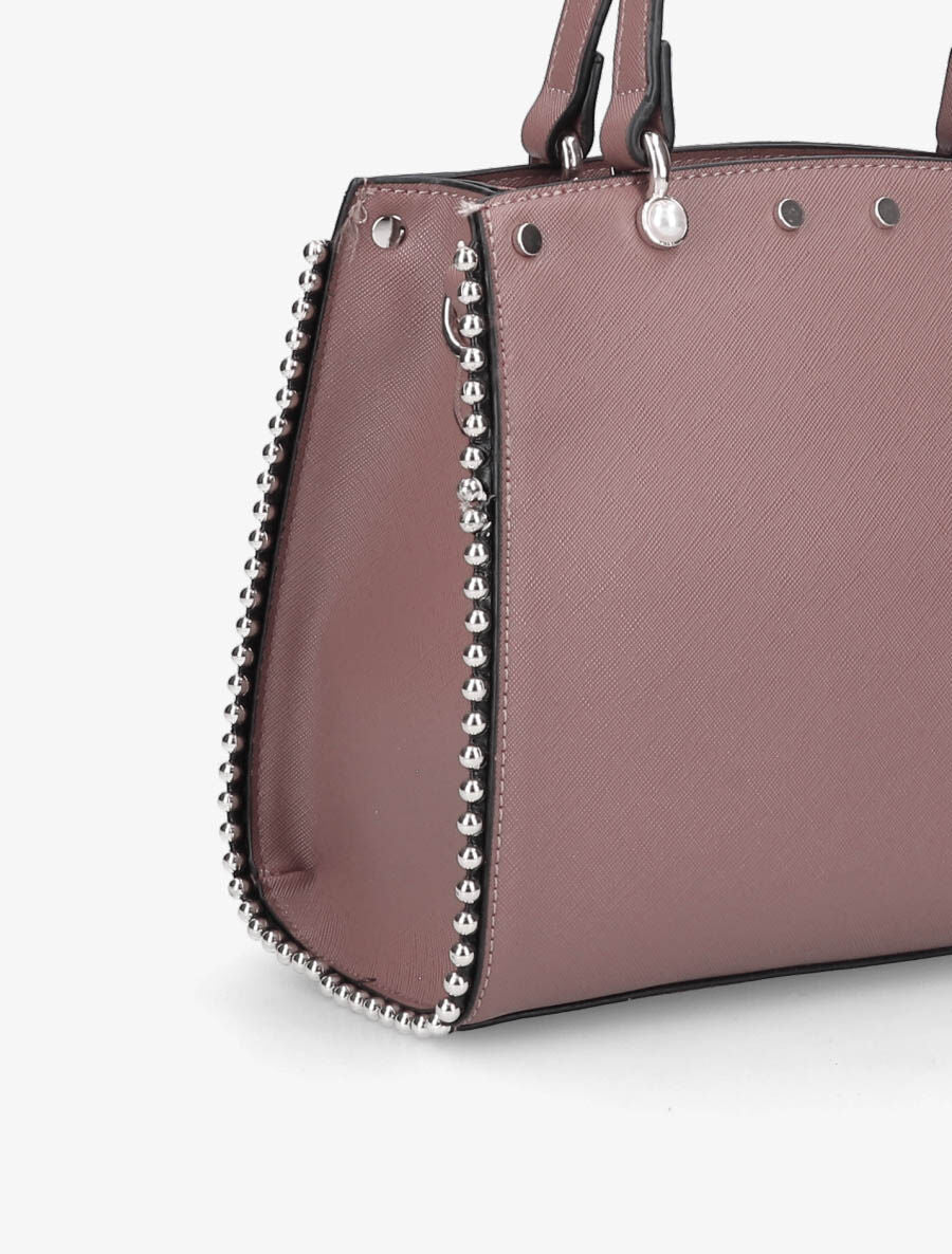Sac à main Axelle - Vieux rose - Image 4