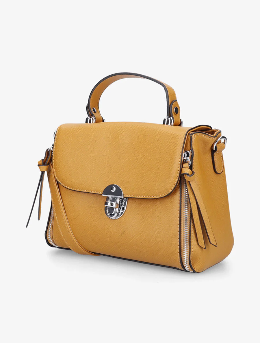 Sac à main Barbara - Jaune moutarde - Image 2