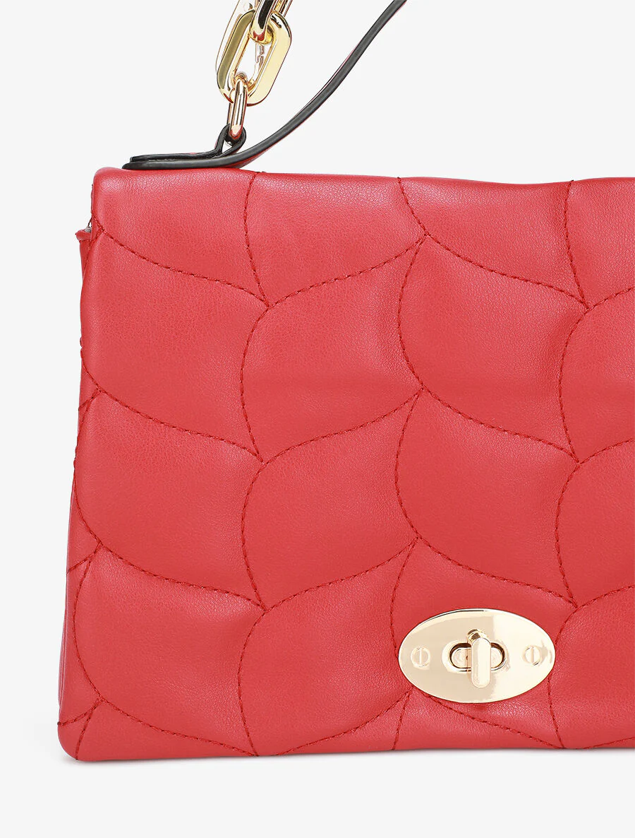 Sac à main Béatrice - Rouge - Image 4