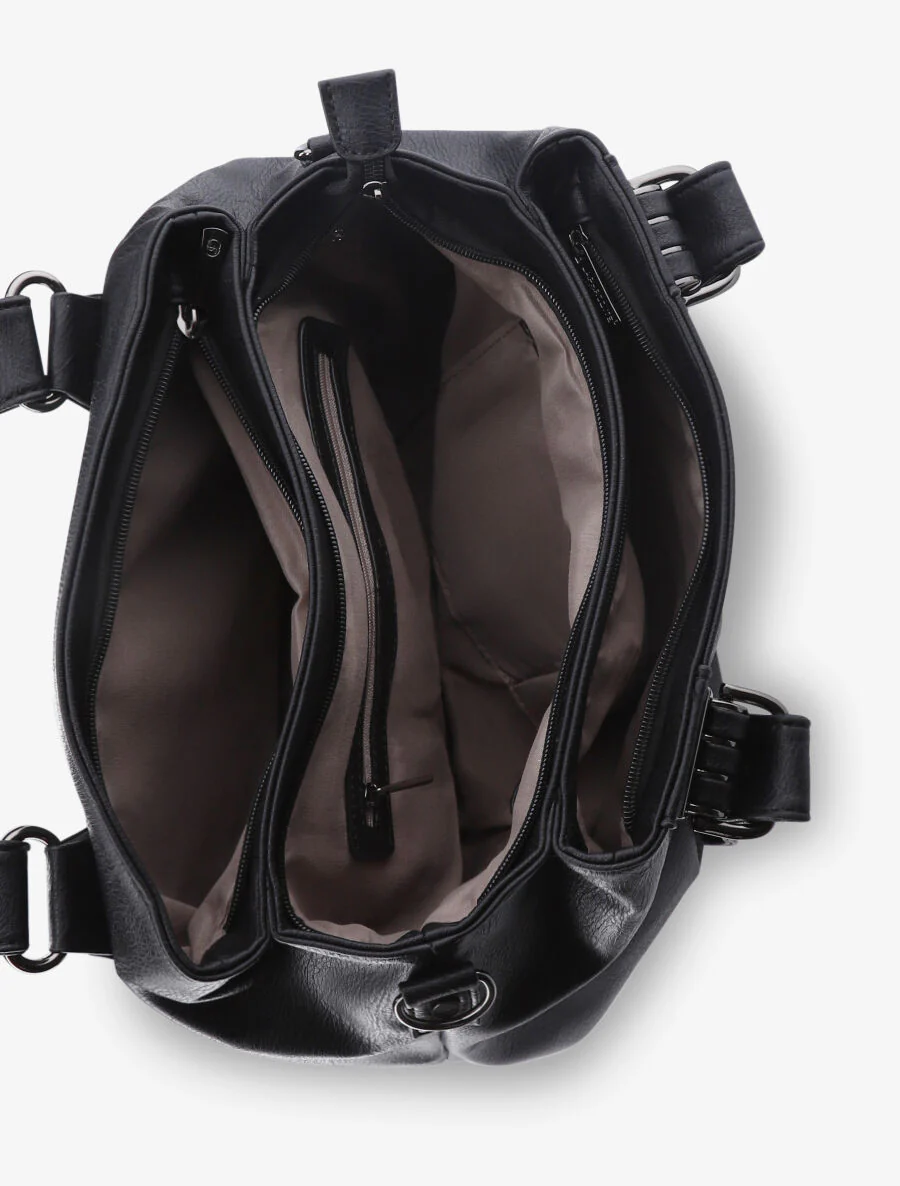Sac à main Blanca - Noir - Image 4