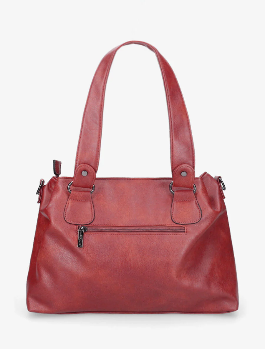 Sac à main Blanca - Rouge - Image 2