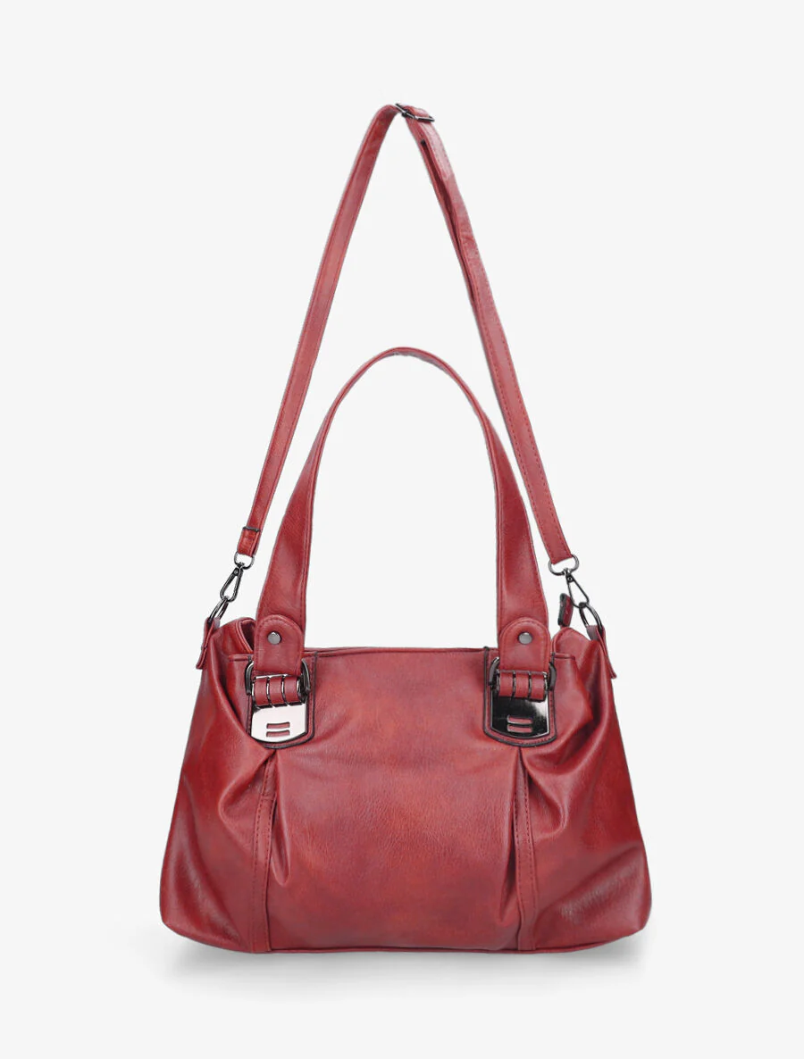 Sac à main Blanca - Rouge - Image 3