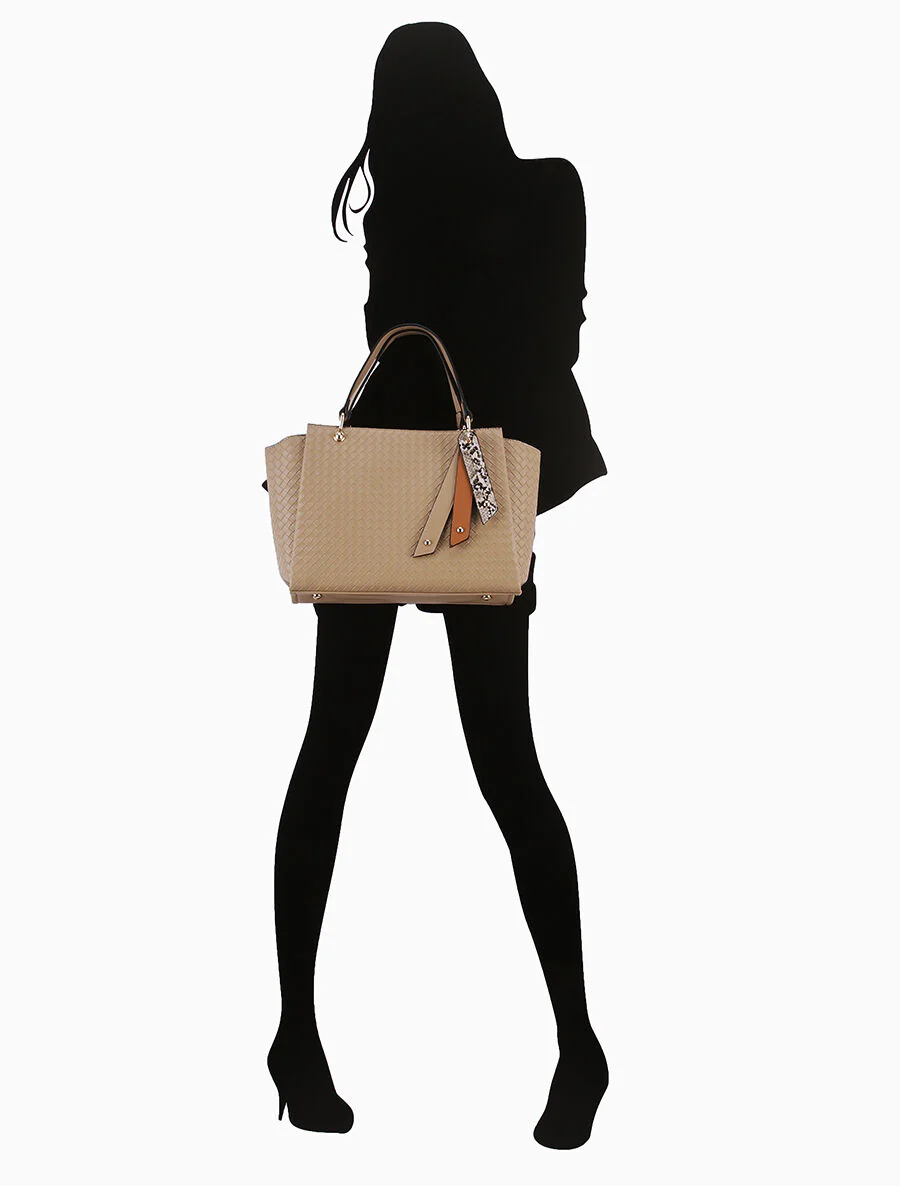 Sac à main Caroline - Taupe - Image 4
