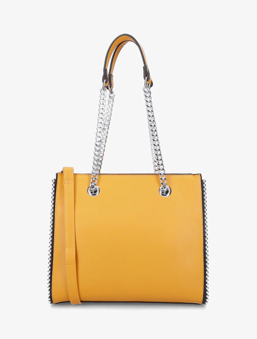 Sac à main Daphné - Jaune moutarde
