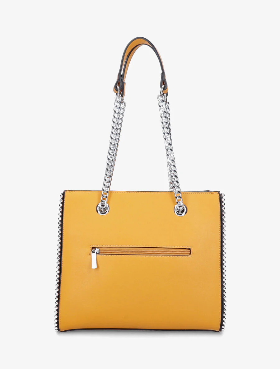 Sac à main Daphné - Jaune moutarde - Image 3