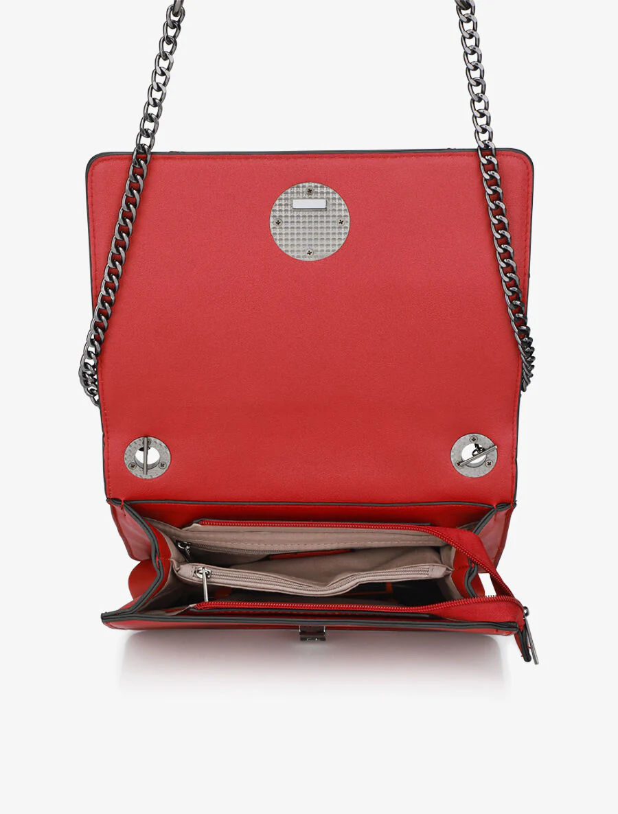 Sac à main Dorota - Rouge - Image 6